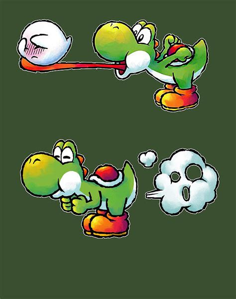 Farting Yoshi Mens s Graphic Vintage Best Trendy Womens for Kids Top of b Digital Art by ...