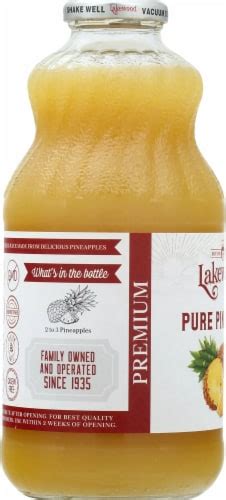 Lakewood Organic Pure Pineapple Juice, 32 fl oz - Ralphs