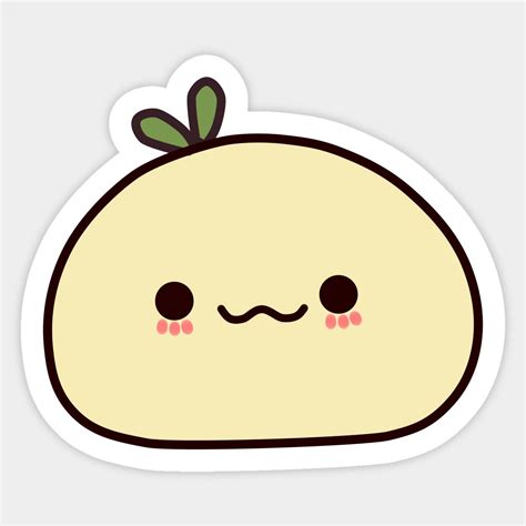 Kawaii Mochi Plant Yellow by miitee | Mochi, Mochi cartoon cute, Cute ...