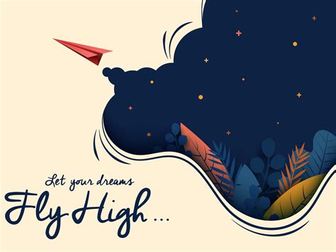 Fly High Artwork by Balu Designs on Dribbble