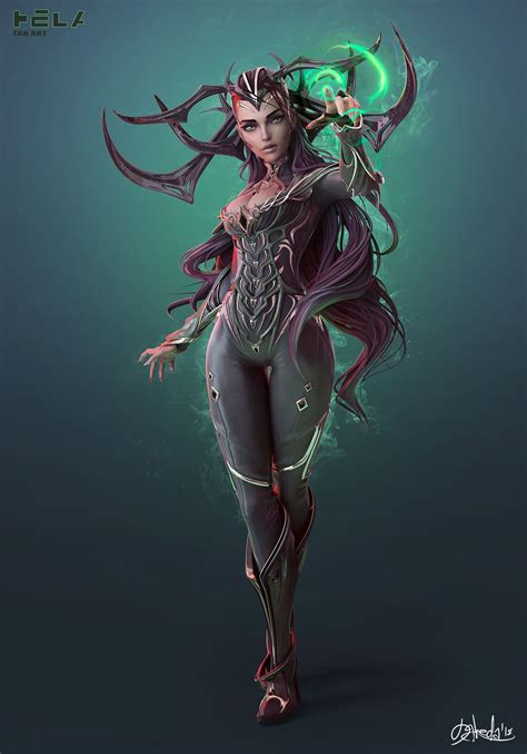 Hela fan art, denis ulianov | Marvel comic character, Marvel cosplay, Marvel hela