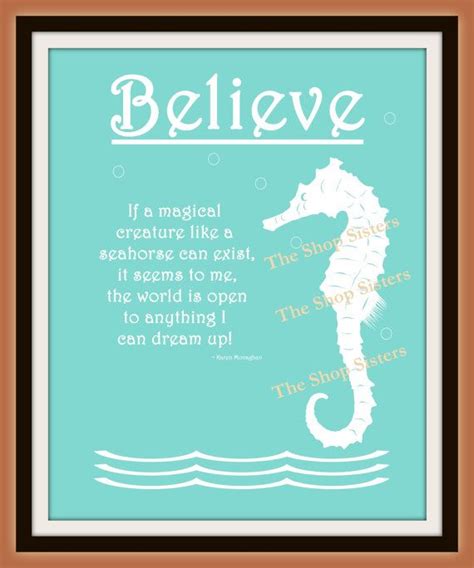 This item is unavailable | Etsy | Seahorse, Mermaid quotes, Beach theme decor