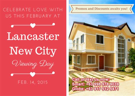 Celebrate love with us this February 14 at Lancaster New City Cavite!