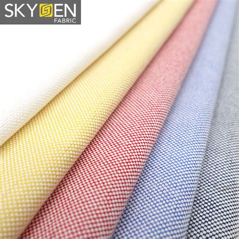 Oxford Cloth Fabric 100% Cotton For Shirting - Skygen