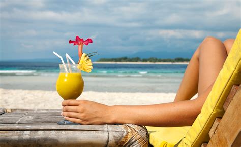 Holding a cocktail on a tropical beach - Diet Free Radiant Me | Intuitive Eating | Emotional ...