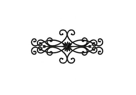 Wrought Iron Decor Machine Embroidery Design – Blasto Stitch