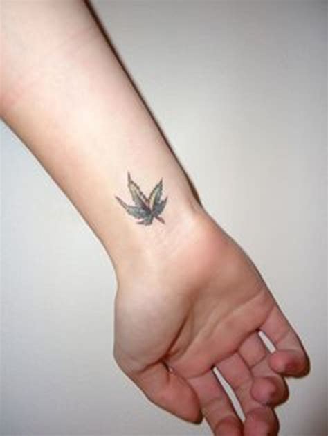 43 Awesome Leaves Wrist Tattoos