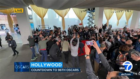 Oscars 2024: Red Carpet rolled out; behind the scenes as crews prepare for the Academy Awards ...