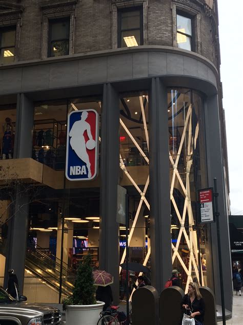 The NBA Store on Fifth Avenue in Midtown Manhattan. #nyc #newyorkcity # ...