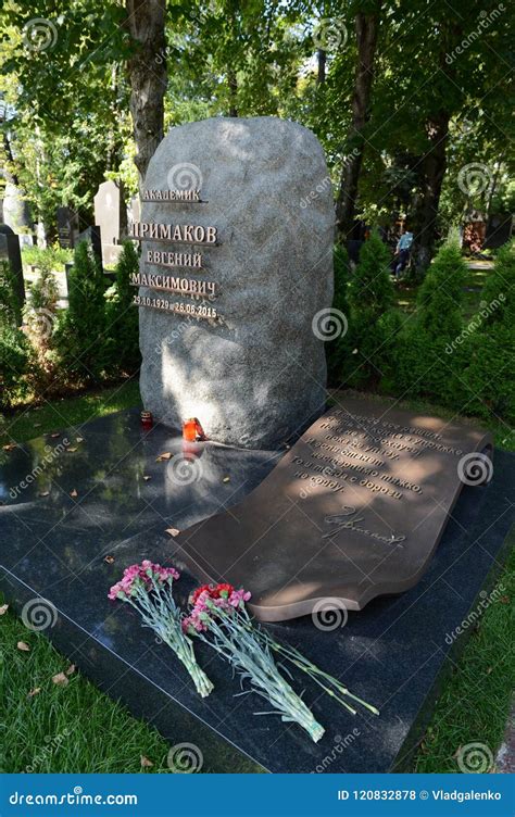 Tomb of the Soviet and Russian Political and Public Figure Yevgeny ...