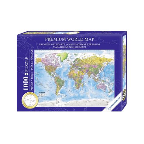 World Map Puzzle 1000 Pieces MAPS IN MINUTES - Etsy