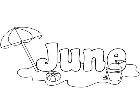 Free Printable June Coloring Pages | Summer coloring pages, Printable coloring pages, Coloring ...