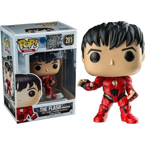 Funko POP Justice League The Flash (unmasked) #201 Vinyl Figure | Vinyl figures, Pop vinyl ...