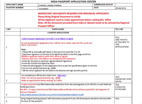 Indian Embassy Renew Passport Form - Printable Form 2024