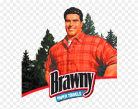 00 On Brawny Paper Towels - Downy Paper Towel Guy, HD Png Download ...