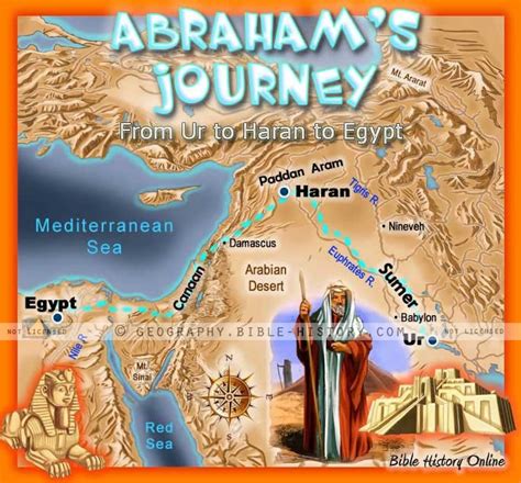 Tracing Abraham's Journey: Explore Our Detailed Map of Faith's Odyssey ...