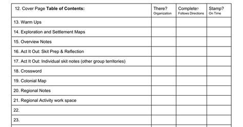 Cover and Table of Contents Template - Google Docs