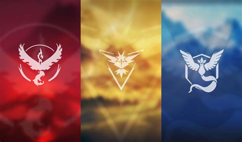 Pokemon Go Team Instinct, Mystic, Valor 4K Wallpaper • GamePhD