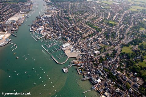 aeroengland | aerial photograph of the Cowes Isle of Wight England UK