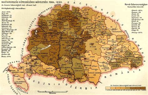 Literacy in the Hungarian territories of Austria-Hungary (1890 ...