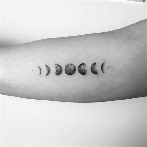 Moon Phases Tattoos Designs, Ideas and Meaning - Tattoos For You