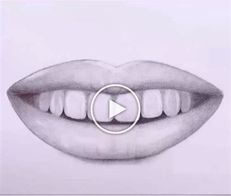 How to draw a smile Teeth Drawing, Smile Drawing, Types Of Drawing ...