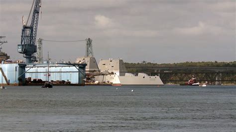 US' Most Advanced Warship Departs Bath Iron