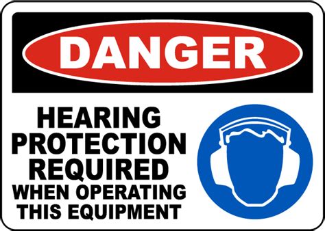 Hearing Protection Required Sign - Save 10% Instantly