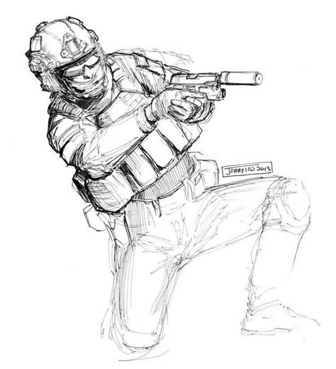 Militar Military Drawings, Military Artwork, Art Reference Poses ...