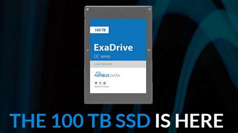 Nimbus Data's 100TB ExaDrive Is the World's Largest SSD