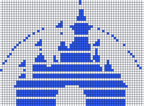 Alpha Friendship Bracelet Pattern #9815 | Disney cross stitch, Pixel art, Alpha patterns