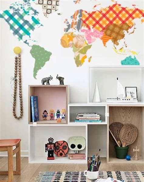 World Map, World Map Wall Decal, Map Wall Decal, Map Decal, World Map ...