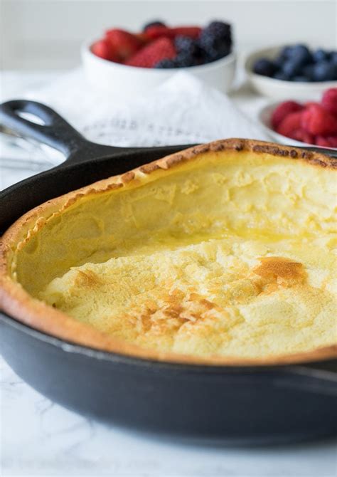 Super Easy Dutch Baby Pancake Recipe - I Wash You Dry