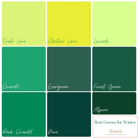 Best Greens for Each Season - flourishstyling.co