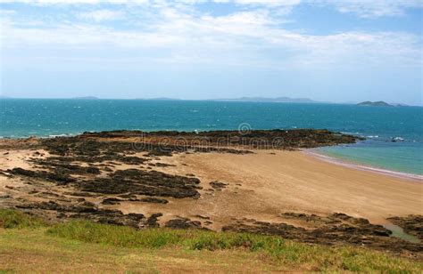 Emu Park Beach, Australia stock photo. Image of rocks - 12895330