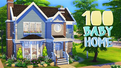 100 BABY CHALLENGE HOME 👶 | The Sims 4 | Speed Build - YouTube