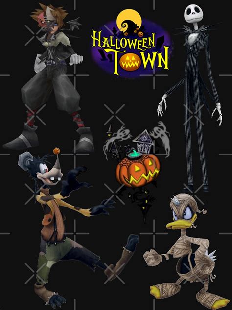 "Kingdom Hearts - Halloween Town" T-shirt by SteveG2007 | Redbubble