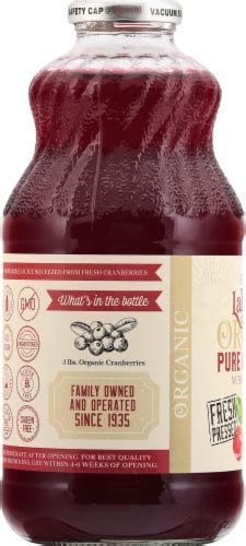 Lakewood Organic Pure Cranberry Juice, 32 fl oz - Fry’s Food Stores