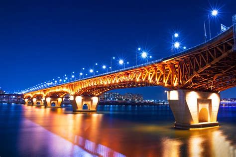 Seongsu bridge in korea. stock image. Image of frame - 64560217