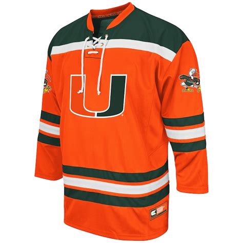 Miami Hurricanes Colosseum Hockey Jersey - Green - Fanatics.com