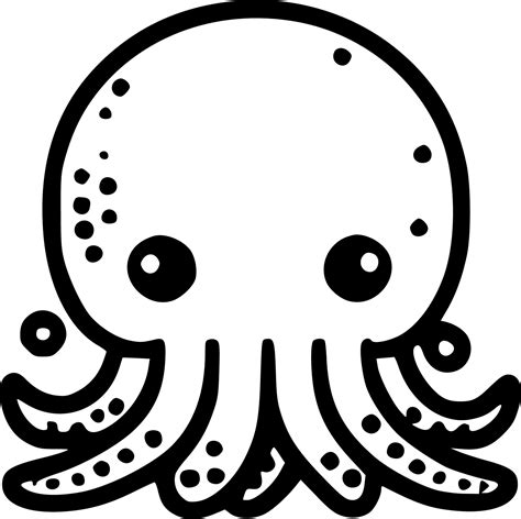 Octopus Baby - Minimalist and Flat Logo - Vector illustration 23855391 ...