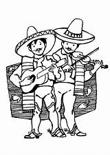 Printable Mexican Coloring Pages sketch template