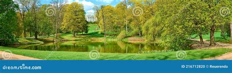 Belweder in Warsaw stock photo. Image of attraction - 216712820