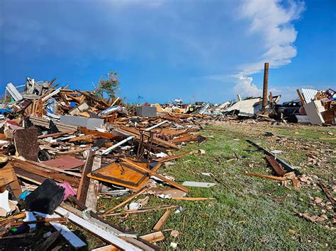 Texas town devastated by tornado, 5 dead across South from severe ...