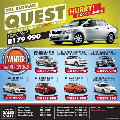 Durban South Toyota Specials & Deals. Specials on Hilux, Fortuner ...