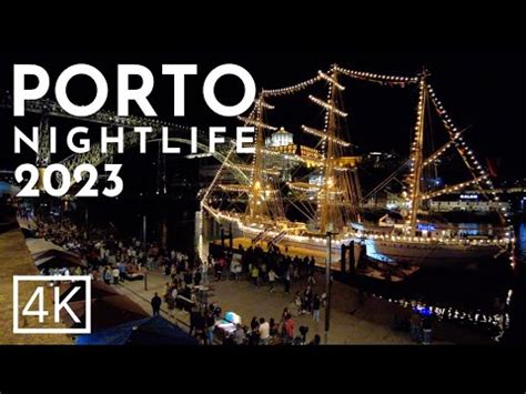 Porto nightlife 2023: Porto RIBEIRA Portugal 4K Porto night walk – City Trips