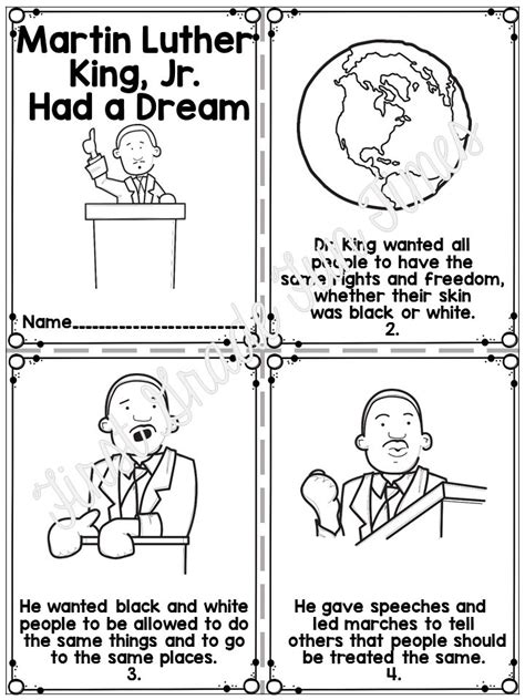 Martin Luther King Jr. January Activiites | Martin luther king jr activities, Martin luther king ...