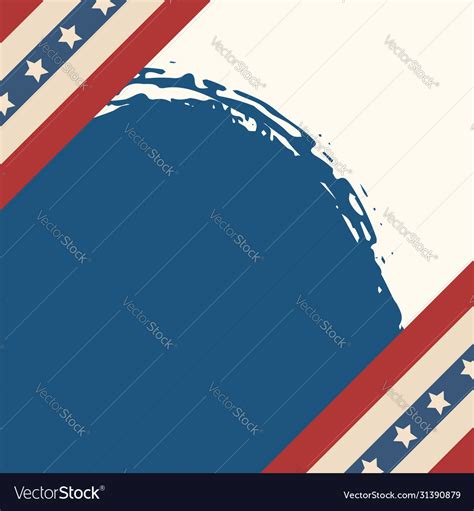 American flag patriotic background Royalty Free Vector Image