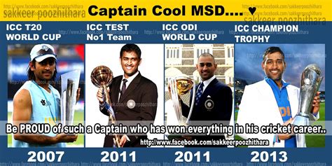 Dhoni with icc champion trophy 2013, ICC T20 WORLD CUP 2007 ,ICC WORLD ...