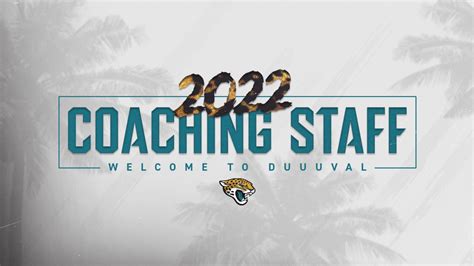 Jaguars Finalize 2022 Coaching Staff